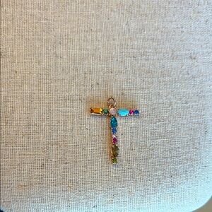 Stella & Dot KEEP It Rainbow Stone Charm - T